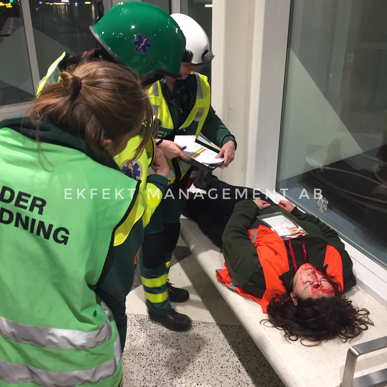 Omhändertagen kvinna